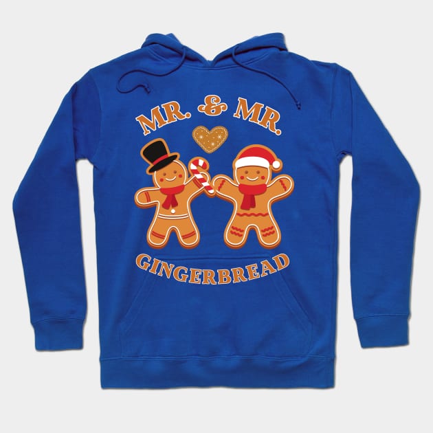 Mr & Mr Gingerbread Christmas Gift Hoodie by stressless